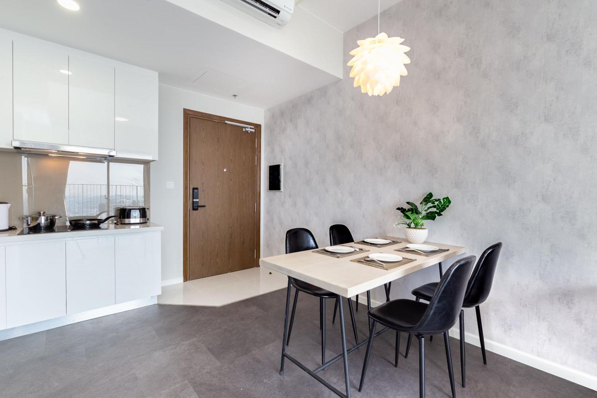 Apartmán Blue Fingers Masteri An Phu Ho Či Minovo Město Pokoj fotografie